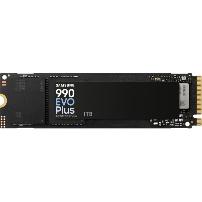Intern SSD - SAMSUNG - 990 EVO Plus 1TB - NVMe M.2 PCIe 4.0x4 - Läshastighet upp till 7 150 MB/s