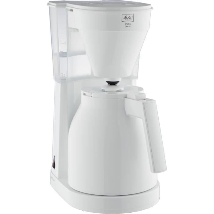 Melitta Easy Therm II 1023-05 Vit - Kaffebryggare - Enhands termokanna, transparent vattentank
