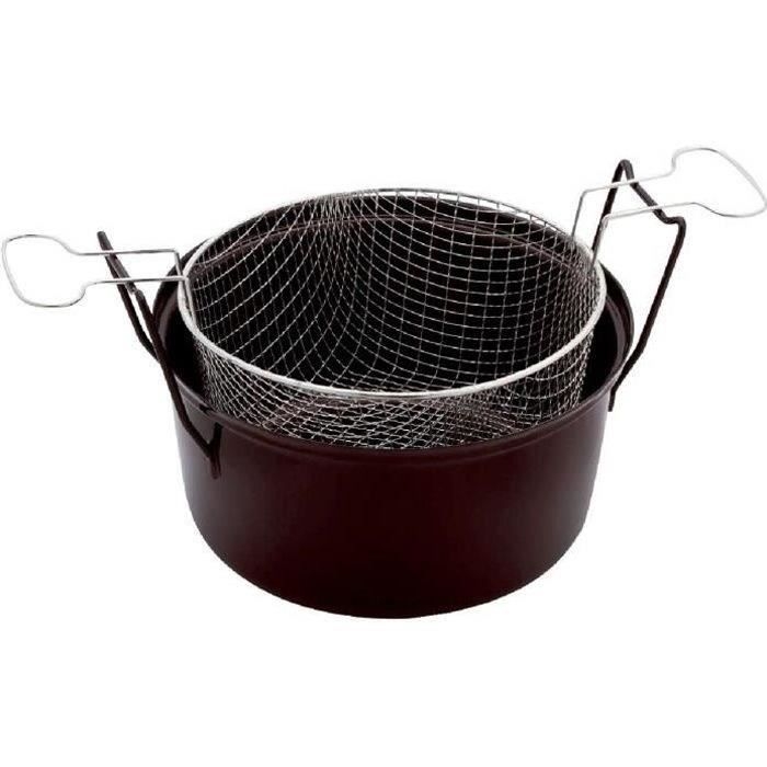 BAUMALU Northern Friteerauskeitin - Halkaisija 28 cm - Musta