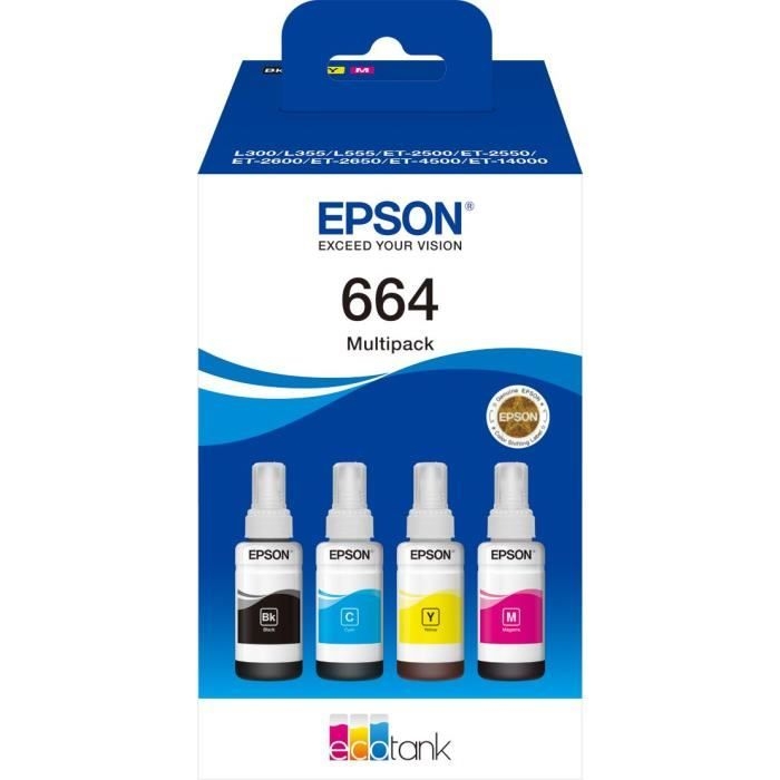 EcoTank 664 4-färgs multipack (C13T664640)