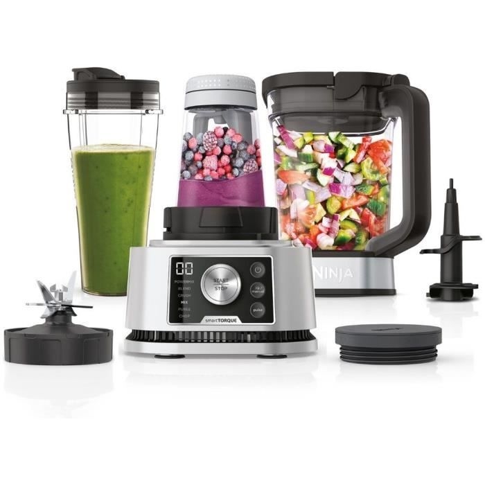 Ninja Blender 3-i-1 Foodi Power Nutri CB350EU - automatiska program - 2,1 l kanna, 700 ml och 400 ml skålar - 1200 W