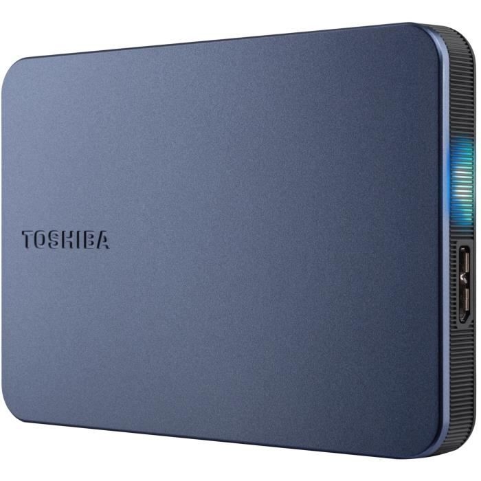 TOSHIBA Canvio Gaming Extern Hårddisk - 2.5 - 2TB - USB 3.2 Gen 1 - Kompatibel med PlayStation / Xbox / PC - Silver