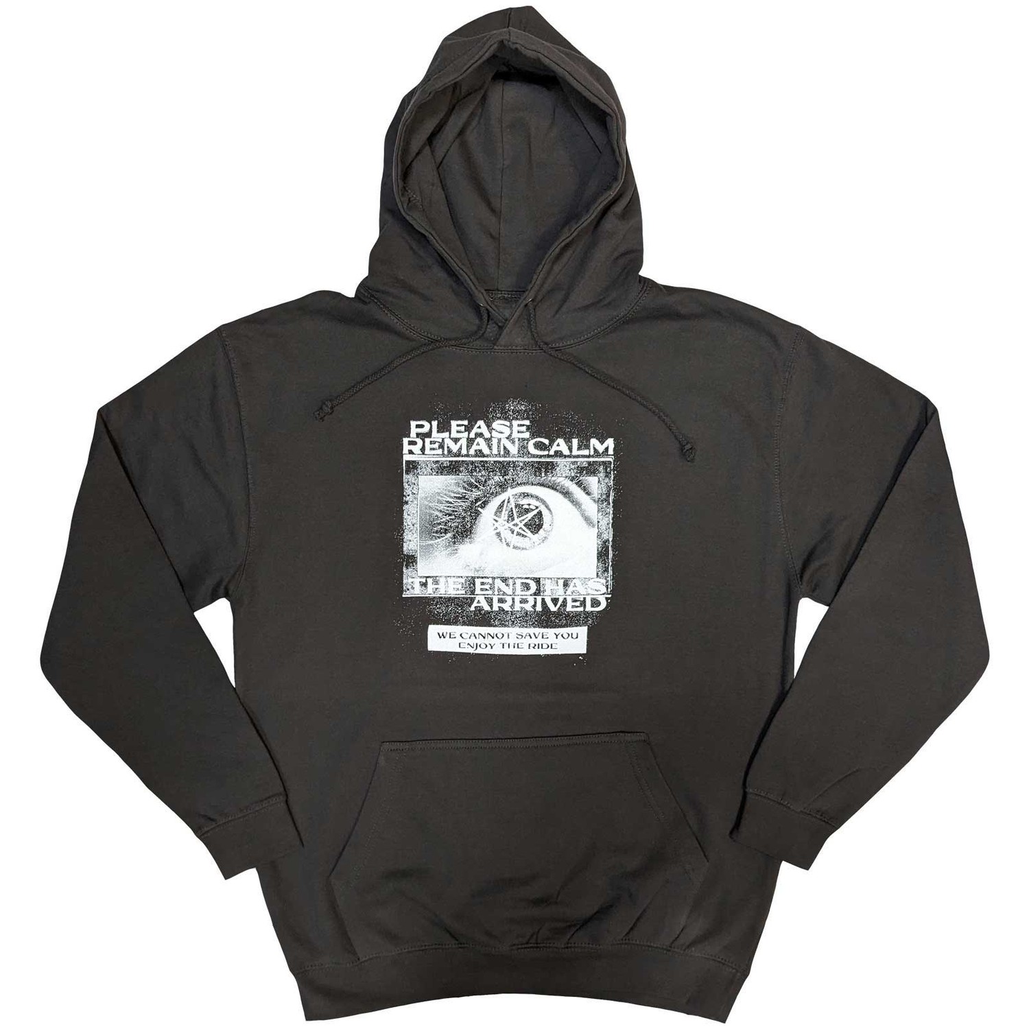 Bring Me The Horizon Unisex Pullover Hoodie: Remain Calm FP (Large)