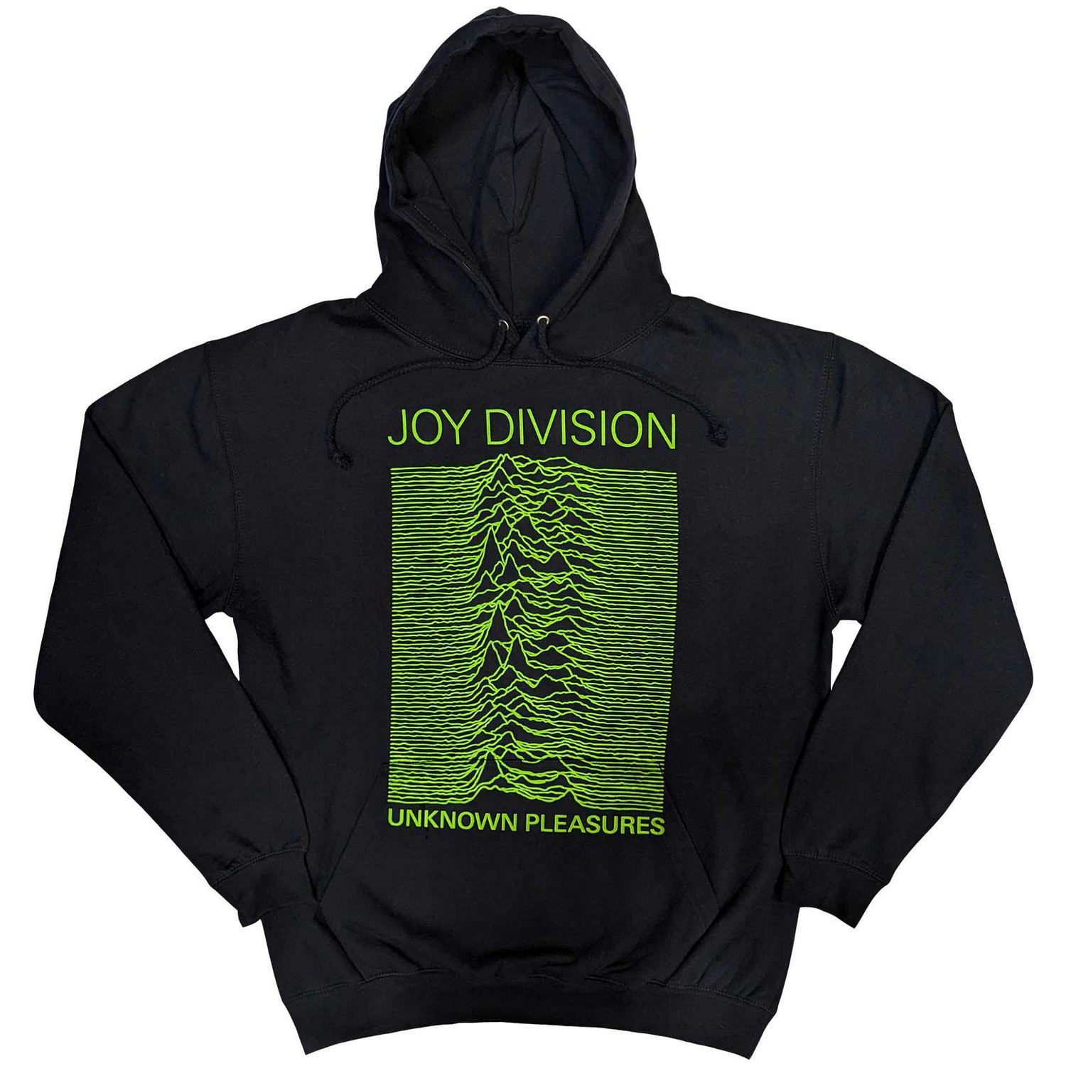 Joy Division Unisex Pullover Hoodie: Unknown Pleasures FP (Large)