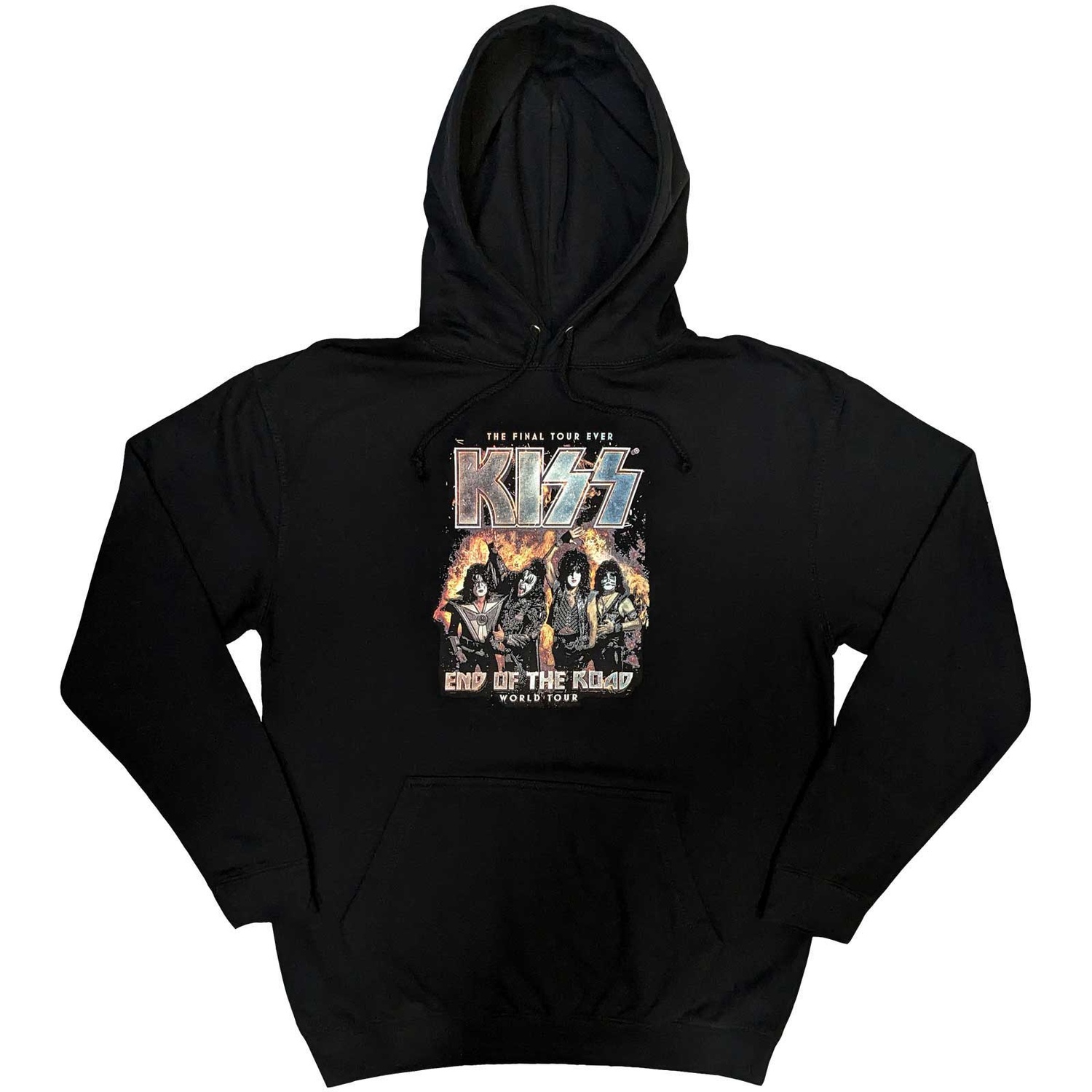 KISS Unisex Pullover Hoodie: End Of The Road Final Tour (X-Large)