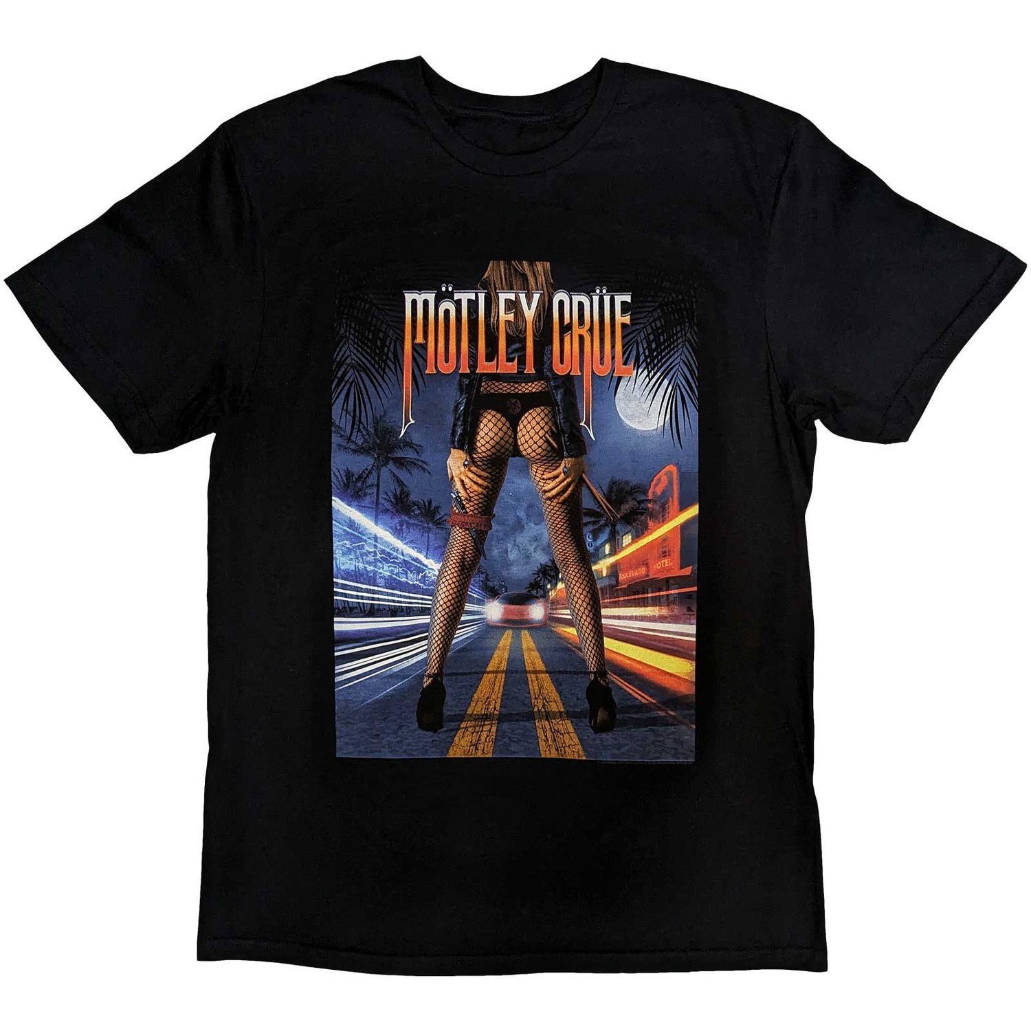 Motley Crue Unisex T-Shirt: Miami (Small)