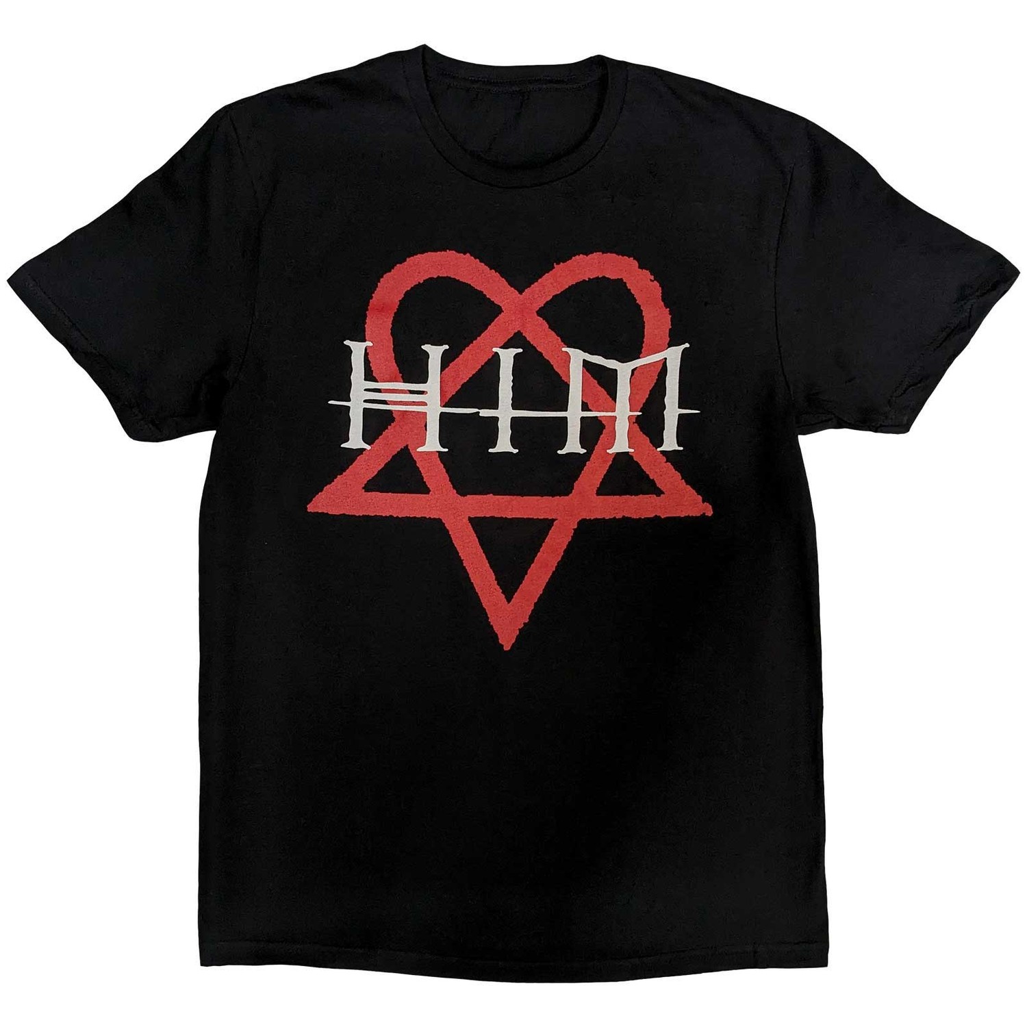 HIM Unisex T-Shirt: Heartagram (XX-Large)