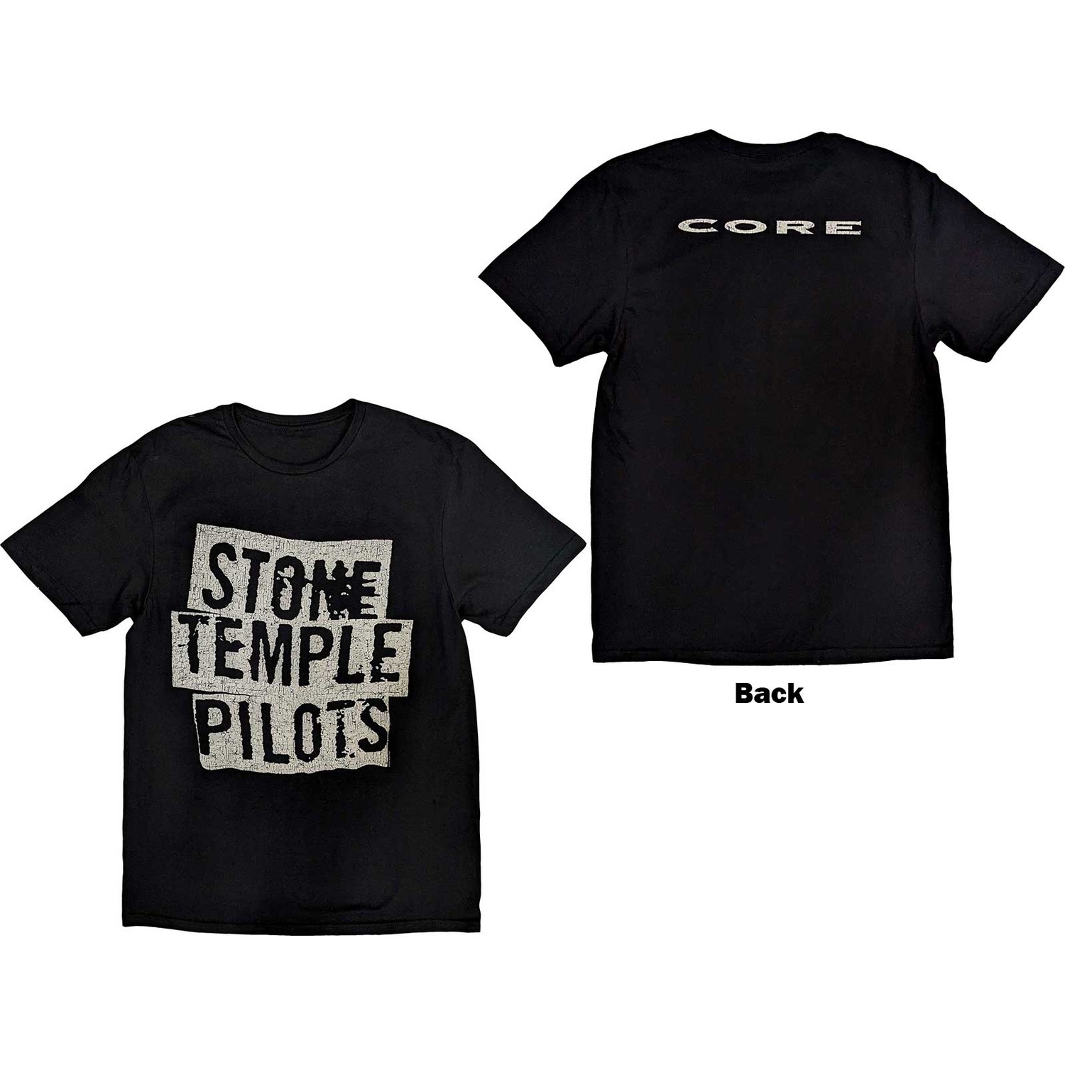 Stone Temple Pilots Unisex T-Shirt: Core (Back Print) (XX-Large)