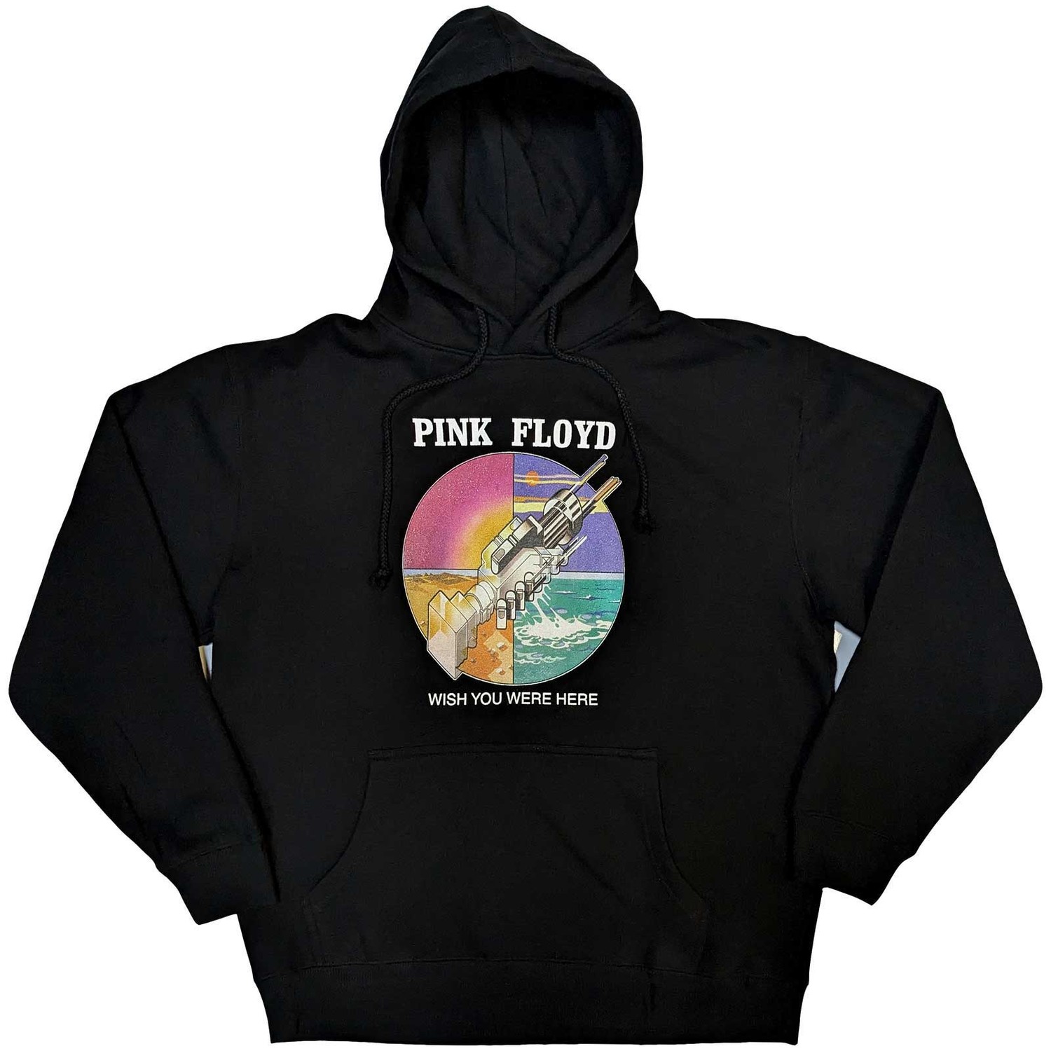 Pink Floyd Unisex Pullover Hoodie: WYWH Circle Icons (Medium)