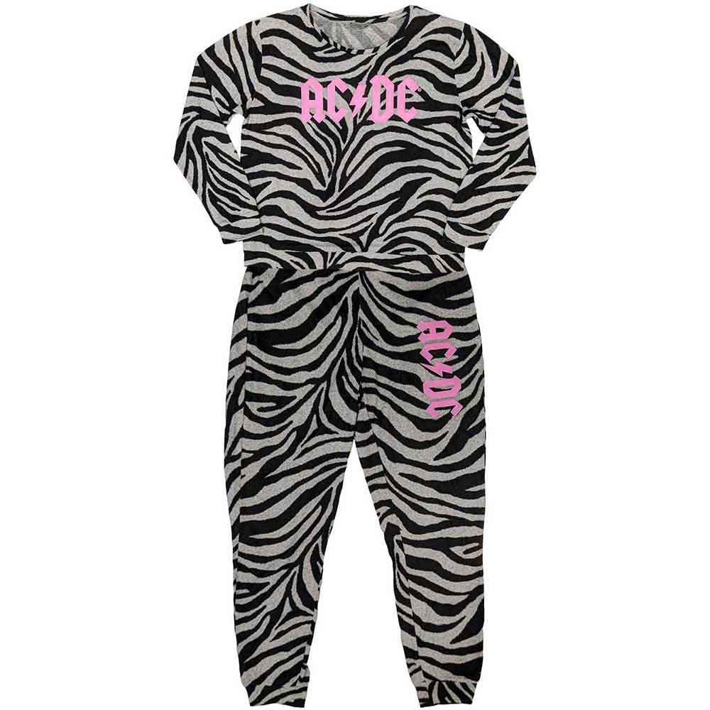 AC/DC Ladies Pyjamas: Logo (Small)