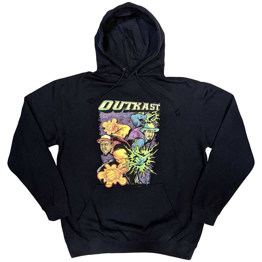 Outkast Unisex Pullover Hoodie: Superheroes (Small)