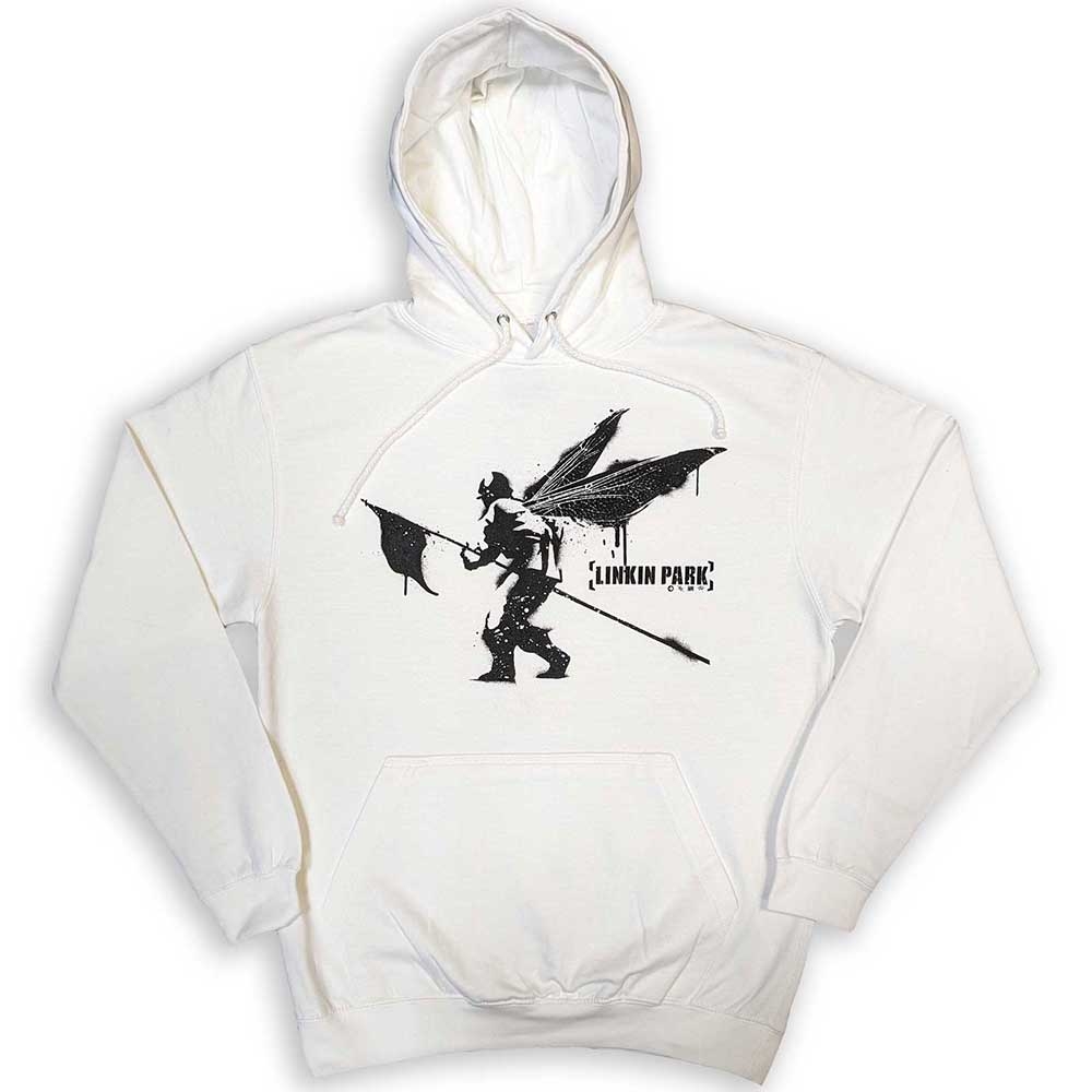 Linkin Park Unisex Pullover Hoodie: Street Soldier (Medium)