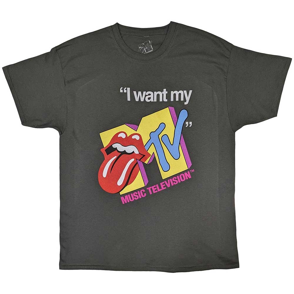 MTV Unisex T-Shirt: Rolling Stones I Want My MTV (XX-Large)