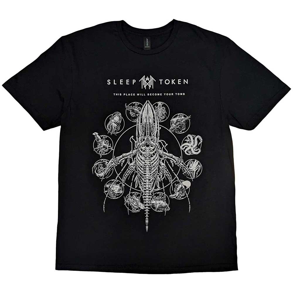 Sleep Token Unisex T-Shirt: Tomb Whale (Small)