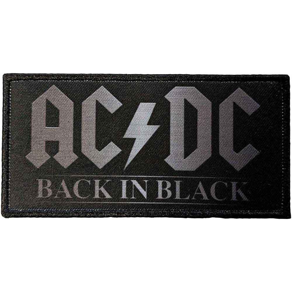 AC/DC Standard Printed Patch: Back In
