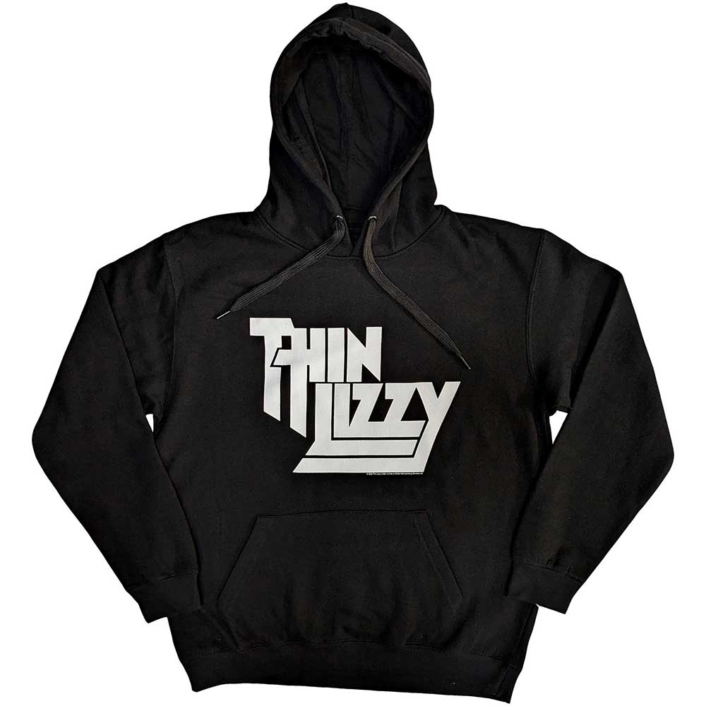 Thin Lizzy Unisex Pullover Hoodie: Stacked Logo (Medium)