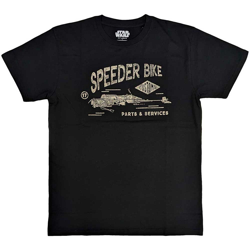 Star Wars Unisex T-Shirt: Speeder Bike (Large)