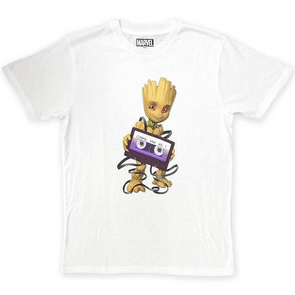 Marvel Comics Unisex T-Shirt: Guardians of the Galaxy Cosmic Tape (Medium)