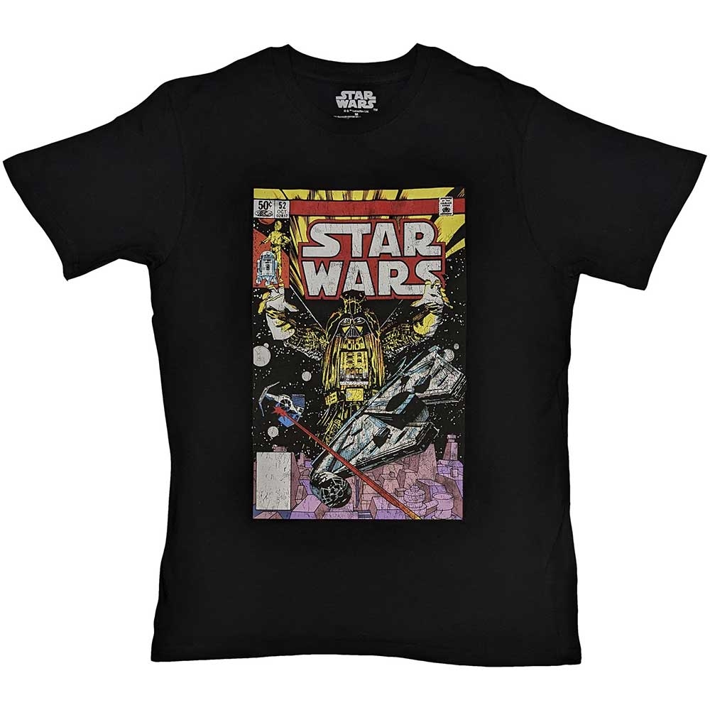 Star Wars Unisex T-Shirt: Darth Vader Comic (Medium)