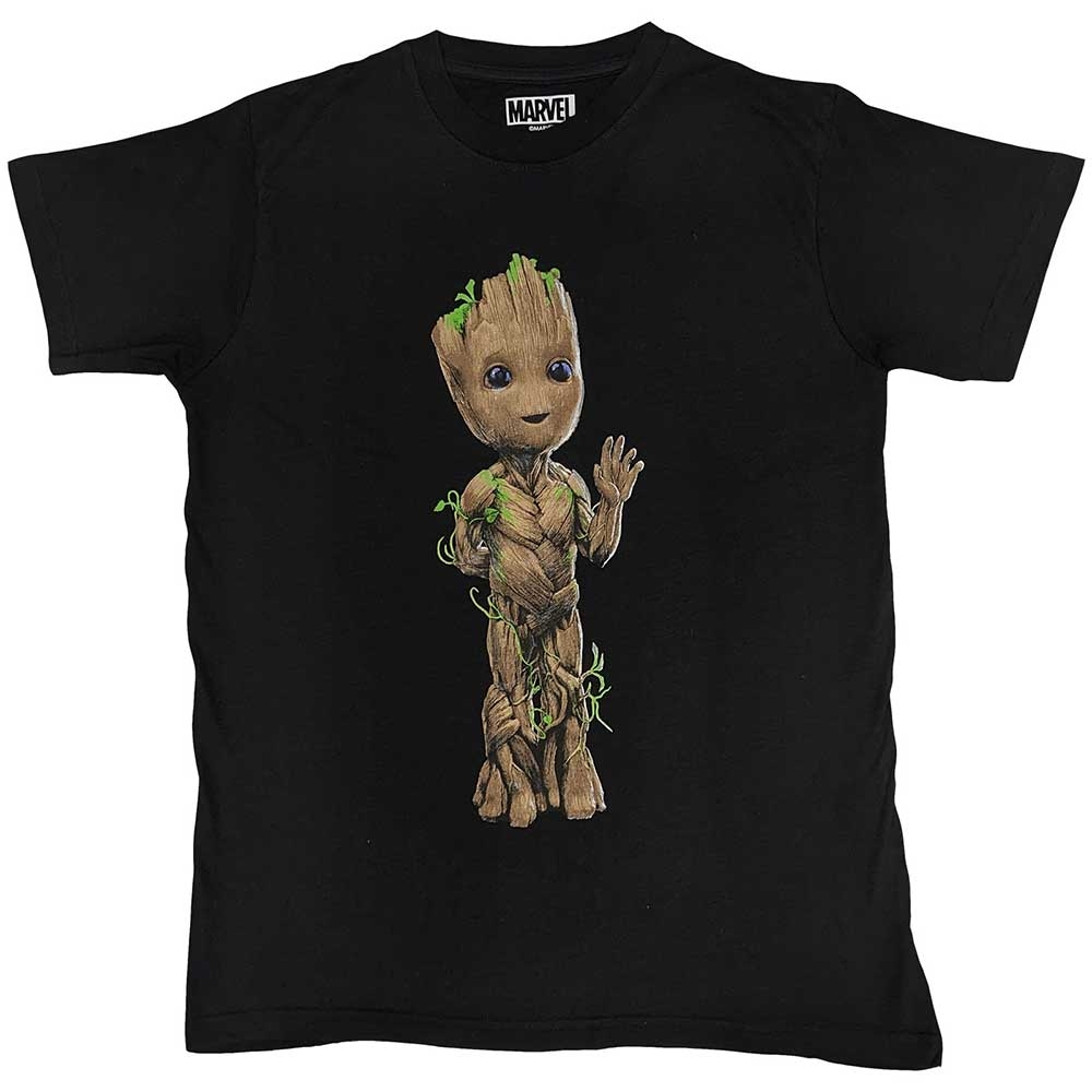 Marvel Comics Unisex T-Shirt: Guardians of the Galaxy Groot Wave (X-Large)