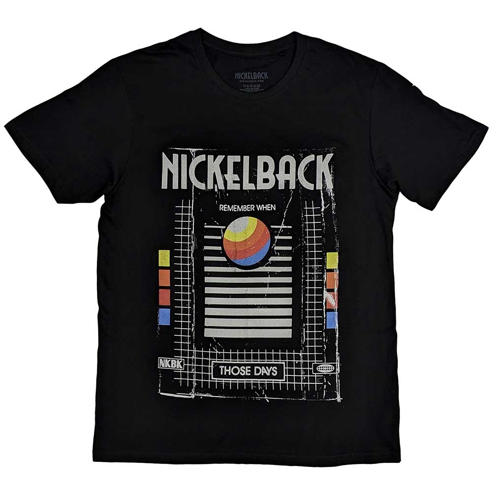 Nickelback Unisex T-Shirt: Those Days VHS (X-Large)