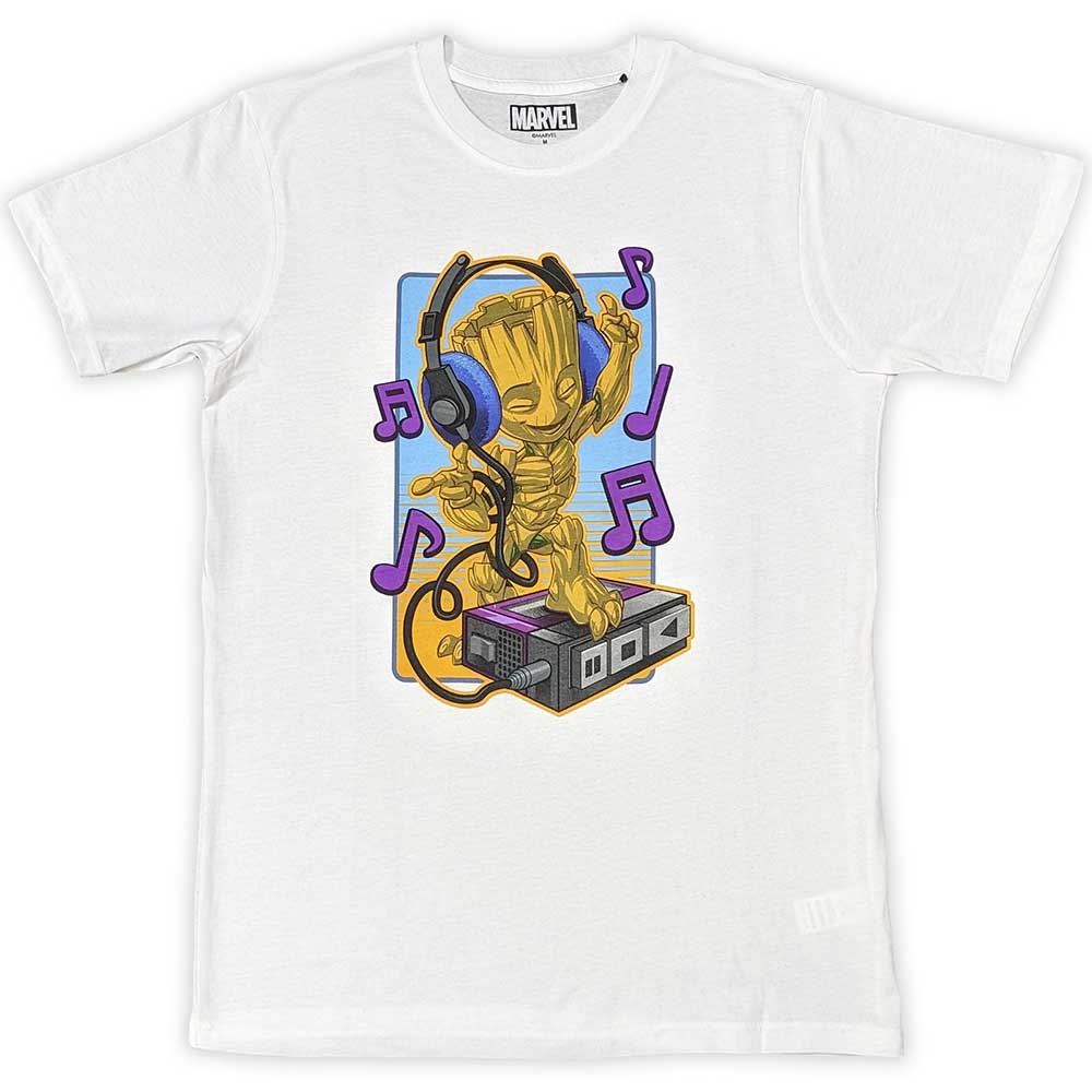 Marvel Comics Unisex T-Shirt: Guardians of the Galaxy Groot Dancing (X-Large)