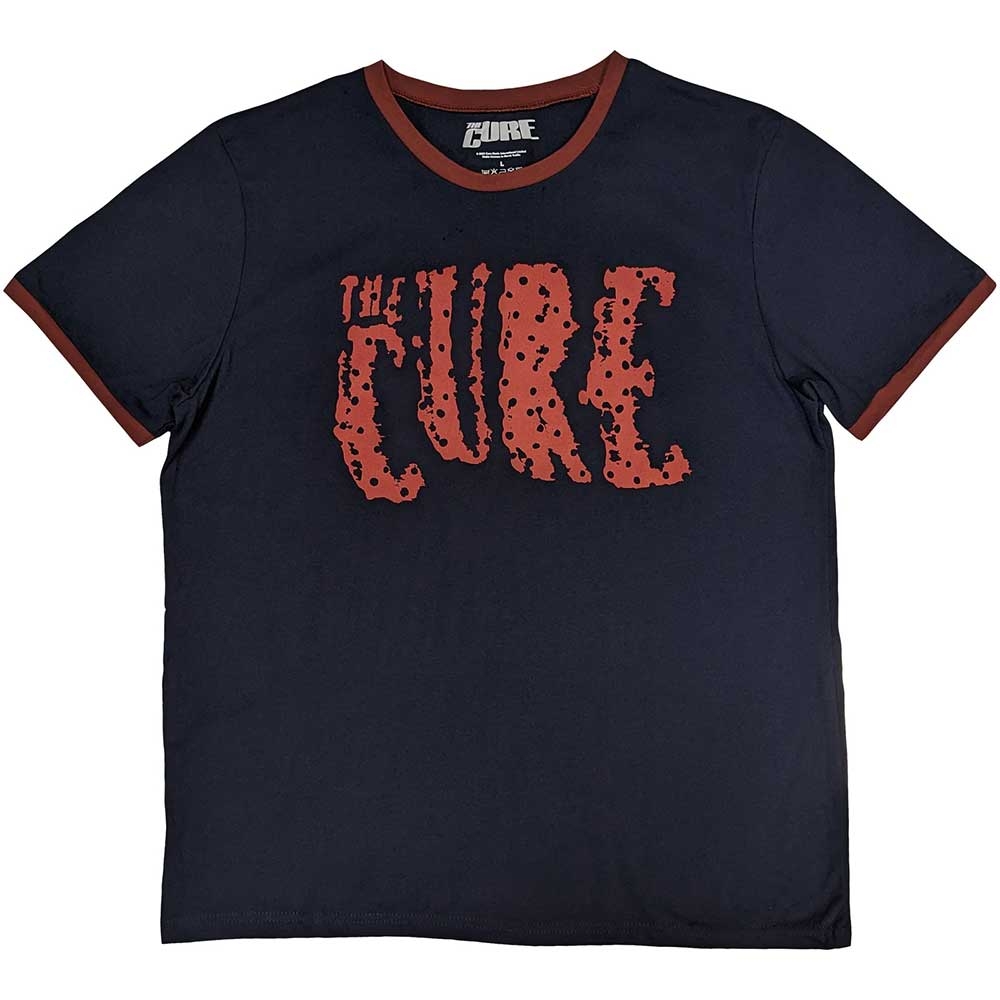 The Cure Unisex Ringer T-Shirt: Logo (X-Large)