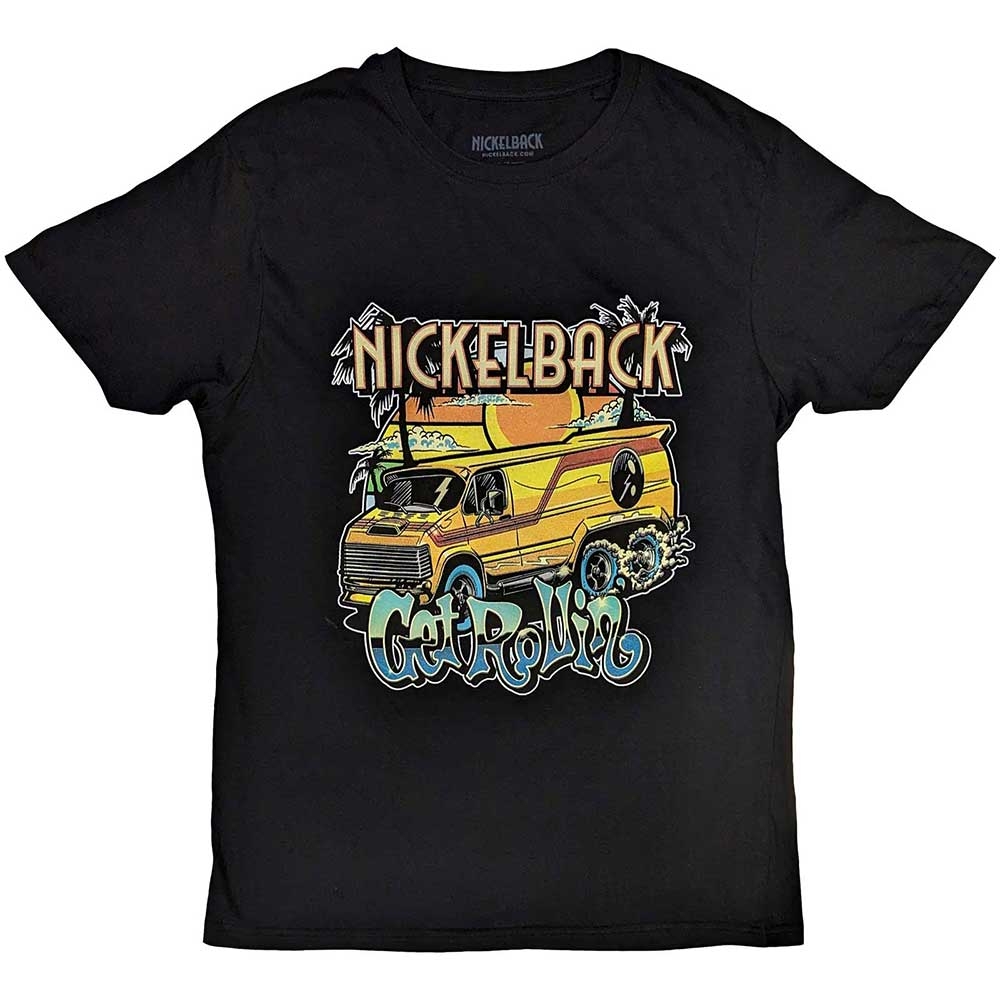 Nickelback Unisex T-Shirt: Get Rollin' (XX-Large)
