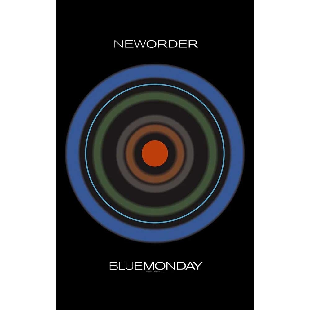 New Order Textile Poster: Blue Monday