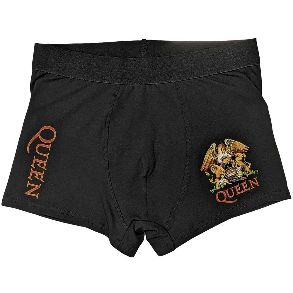 Queen Unisex Boxers: Classic Crest (Large)