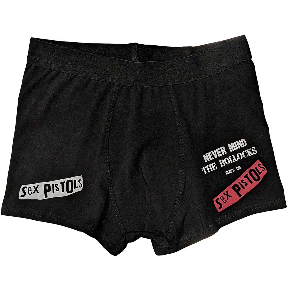 The Sex Pistols Unisex Boxers: Never Mind the Bollocks Original Album (Medium)