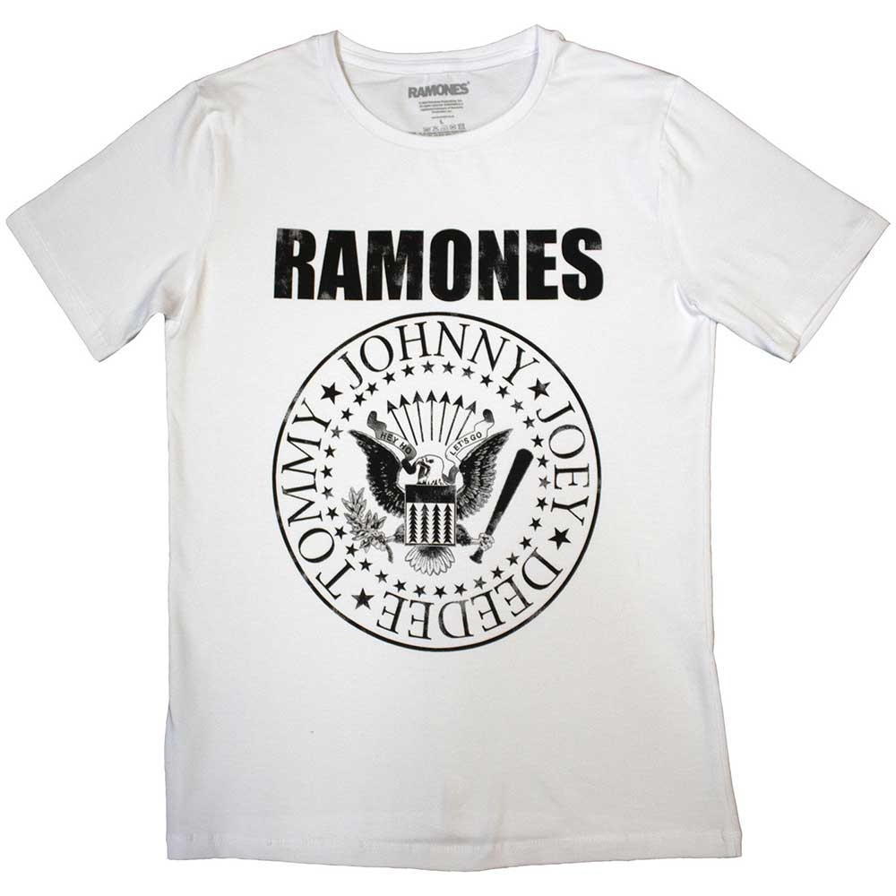 Ramones Ladies T-Shirt: Presidential Seal (Large)