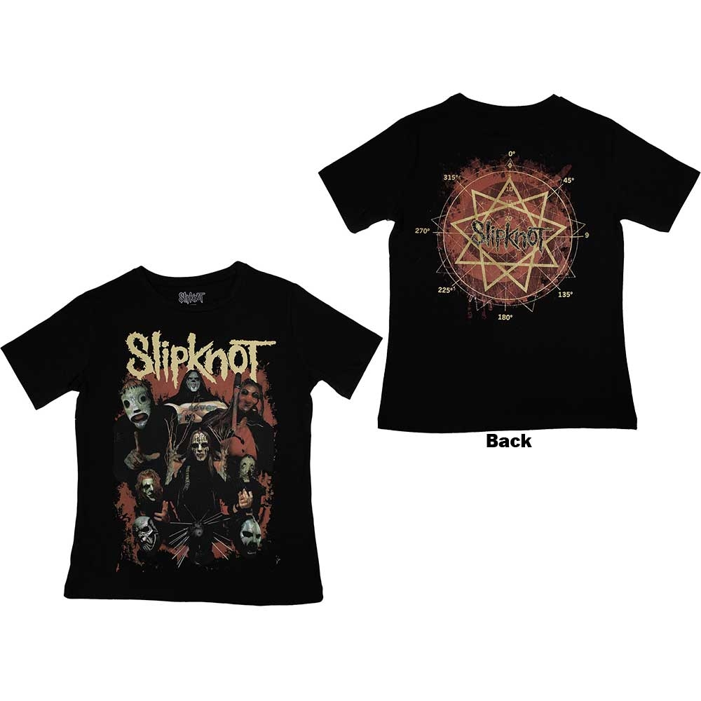 Slipknot Ladies T-Shirt: Come Play Dying Back Print (Back Print) (XX-Large)