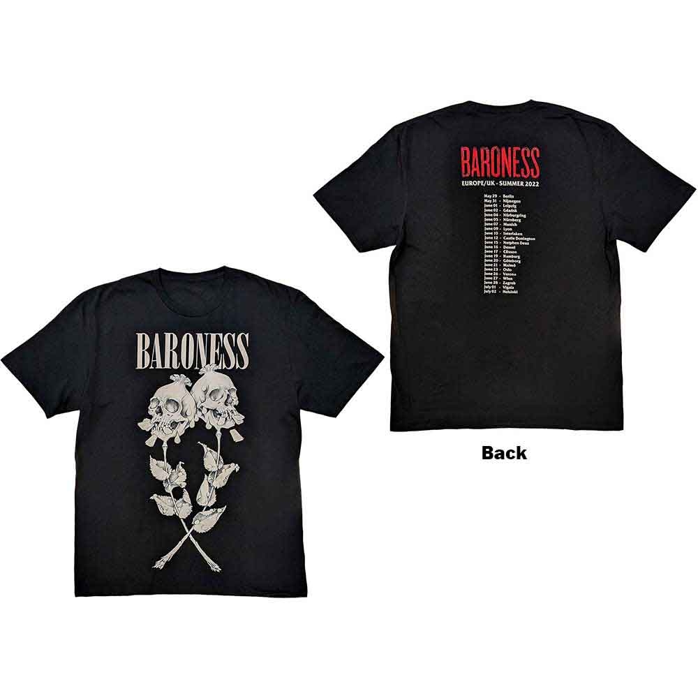Baroness Unisex T-Shirt: Razor Bloom (Back Print) (Small)