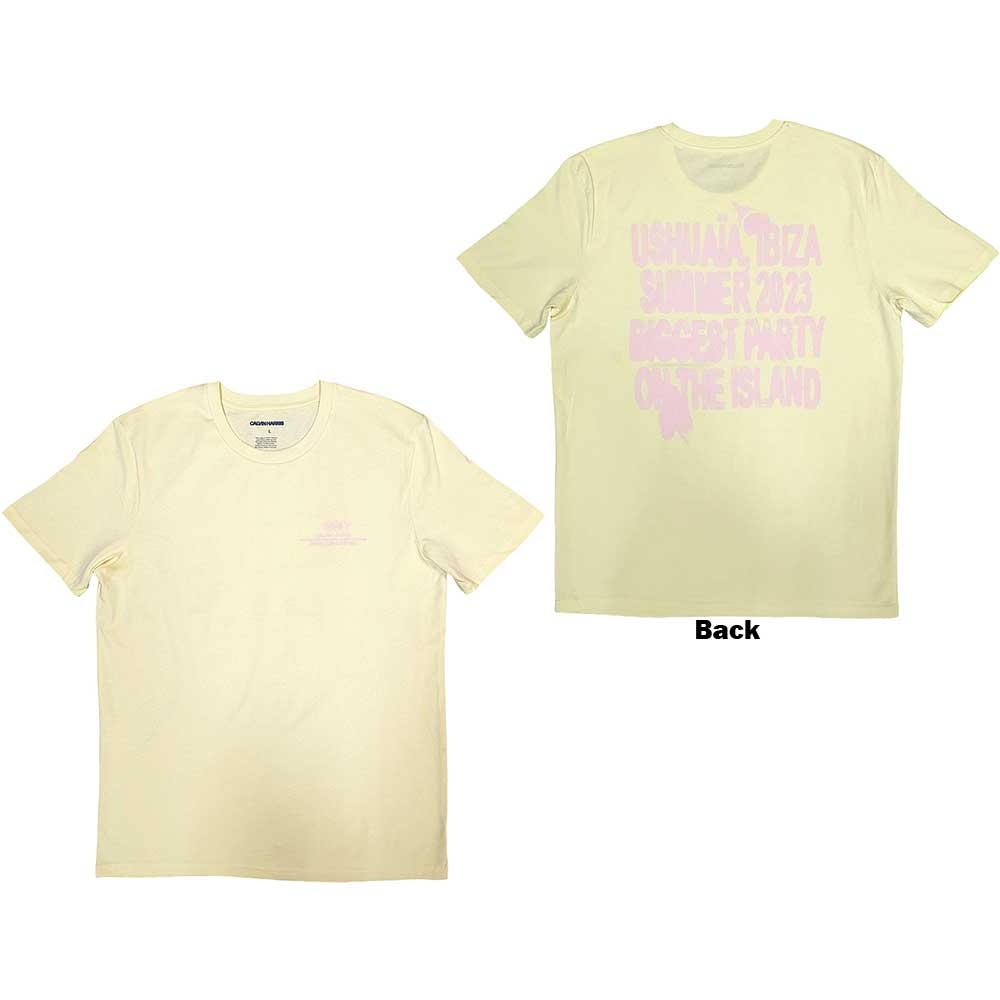 Calvin Harris Unisex T-Shirt: Summer '23 (Back Print & Ex-Tour) (Large)