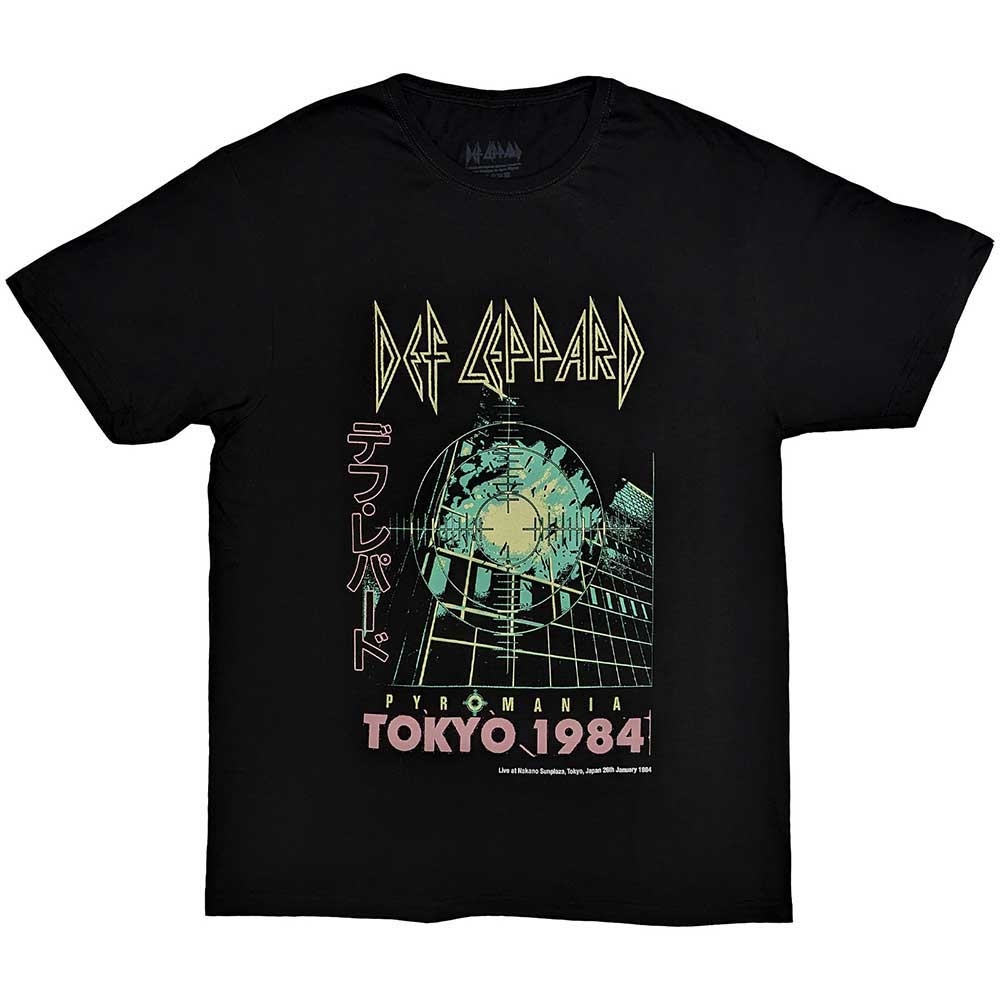Def Leppard Unisex T-Shirt: Tokyo (Small)