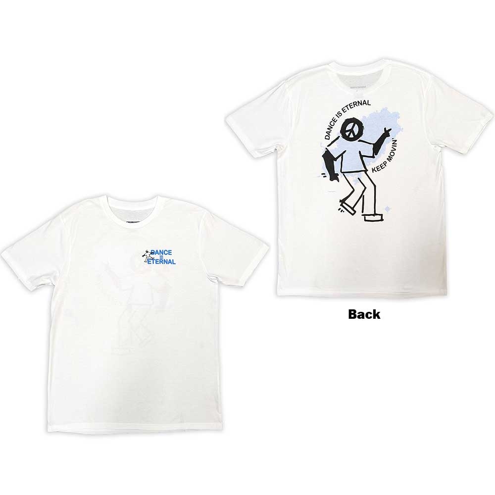 Calvin Harris Unisex T-Shirt: Dance Eternal (Back Print & Ex-Tour) (X-Large)