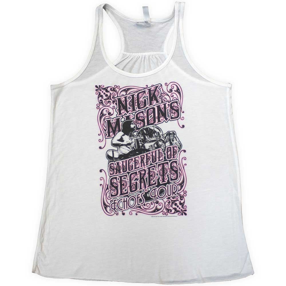 Nick Mason's Saucerful of Secrets Unisex Vest T-Shirt: Echoes Tour (Ex-Tour) (X-Large)