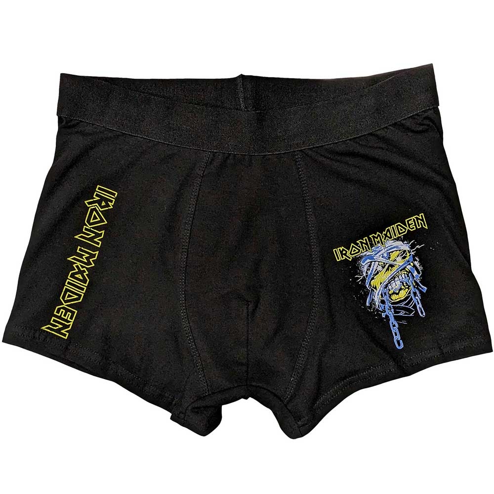 Iron Maiden Unisex Boxers: Powerslave Head (Medium)