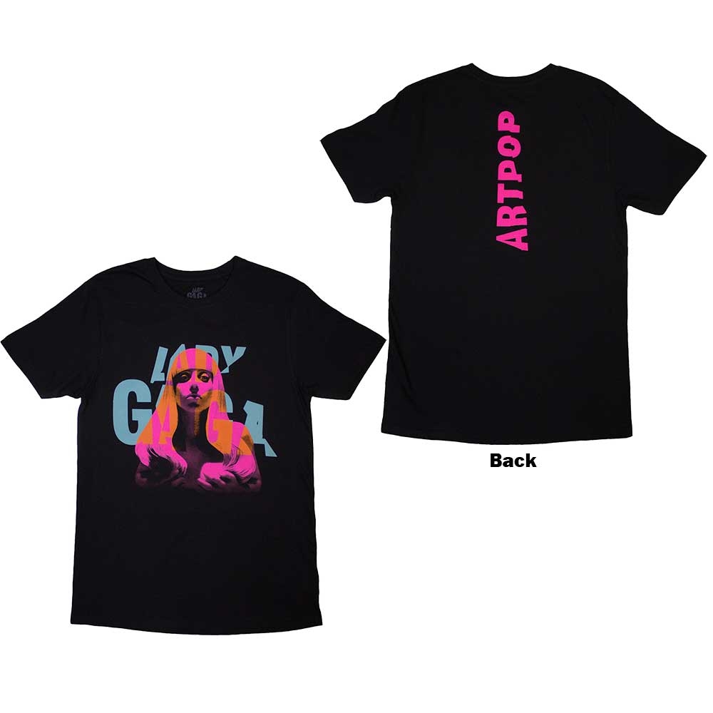 Lady Gaga Unisex T-Shirt: Artpop Cover (Back Print) (X-Large)