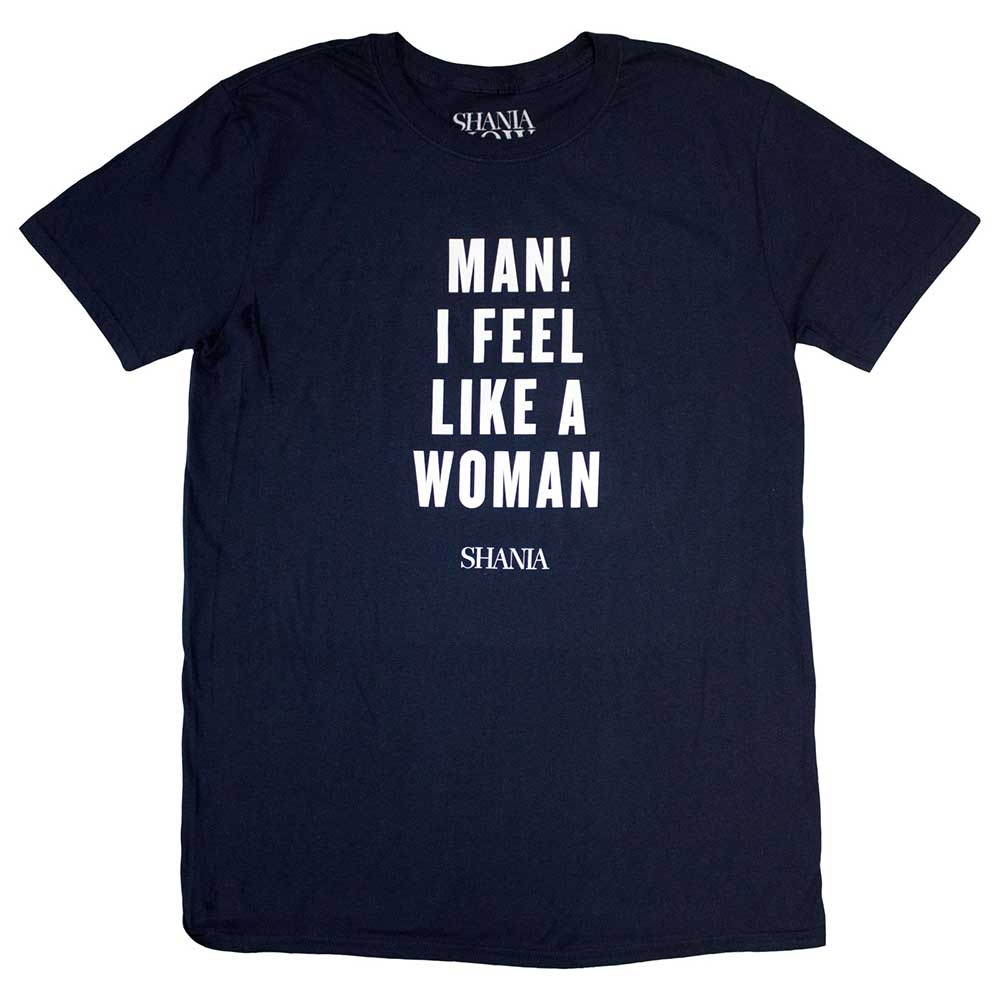 Shania Twain Unisex T-Shirt: Feel Like A Woman (Small)
