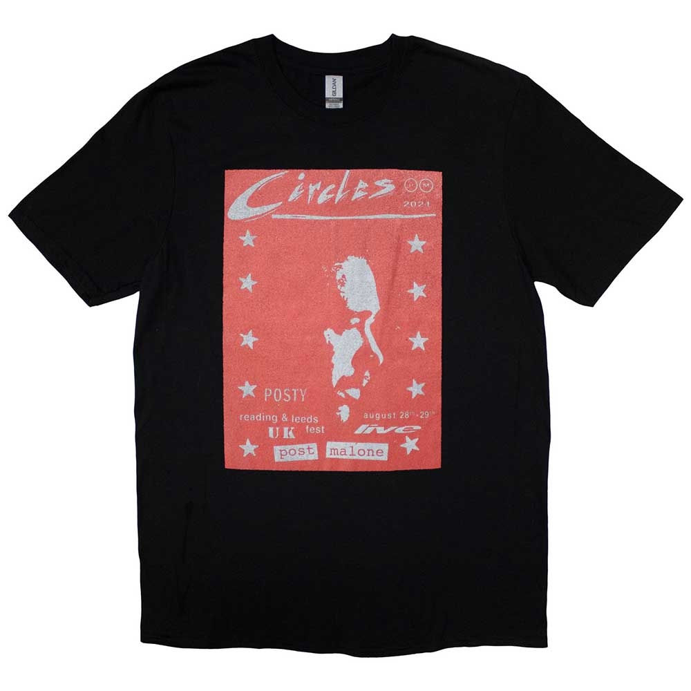 Post Malone Unisex T-Shirt: Circles Live (Ex-Tour) (Medium)