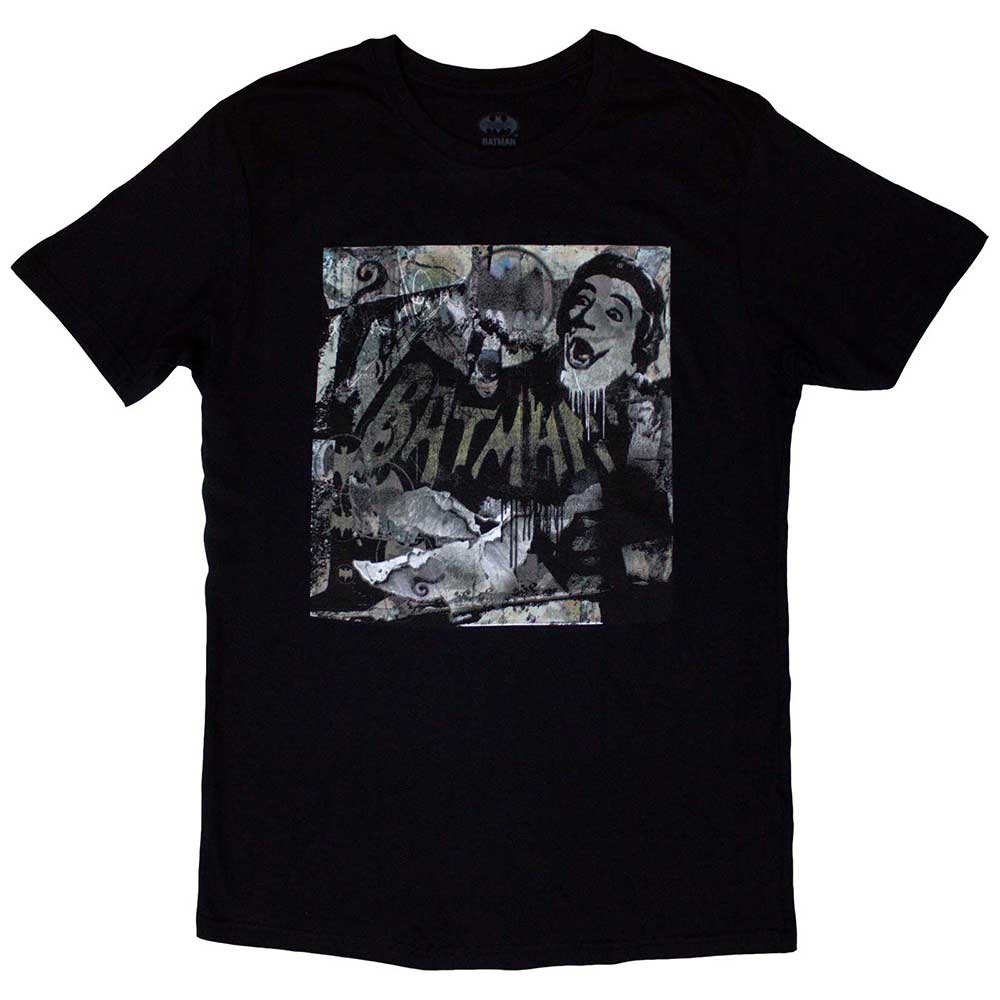 DC Comics Unisex T-Shirt: Batman - Mural (Large)