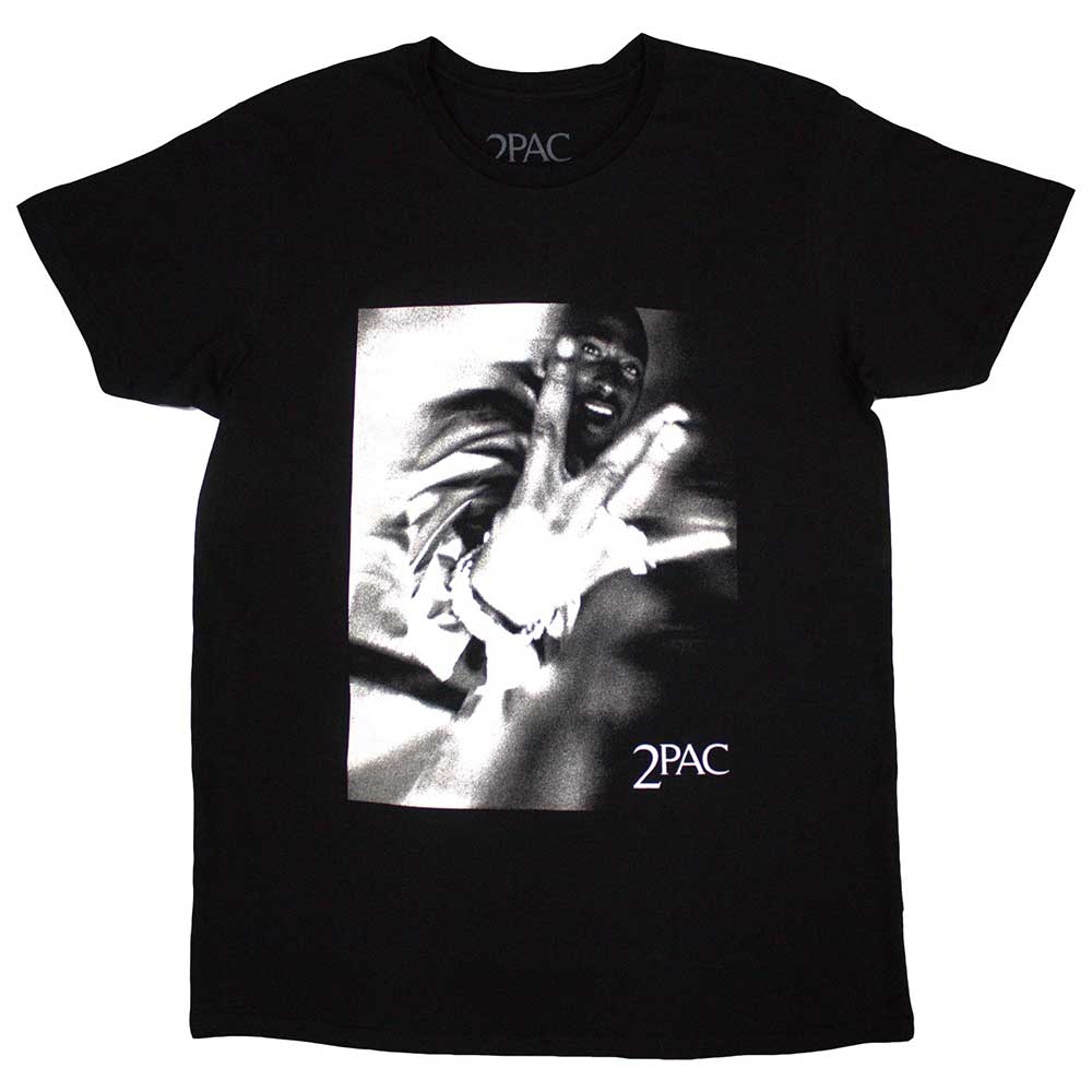 Tupac Unisex T-Shirt: Fingers (Small)