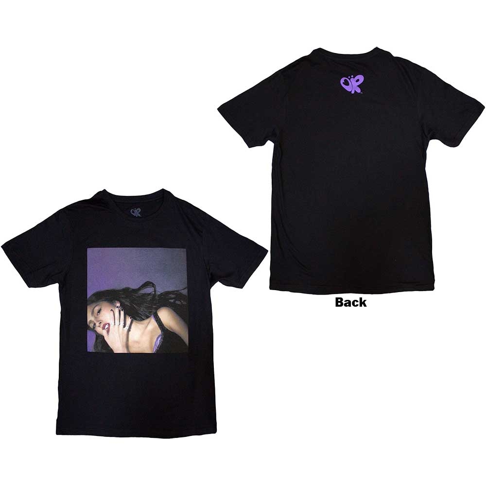 Olivia Rodrigo Unisex T-Shirt: Guts Album Cover (Back Print) (X-Large)