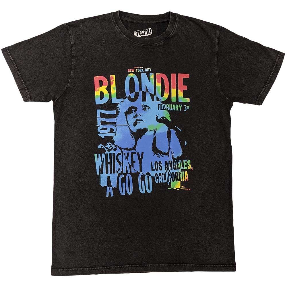 Blondie Unisex T-Shirt: Whiskey A Go Go (X-Large)