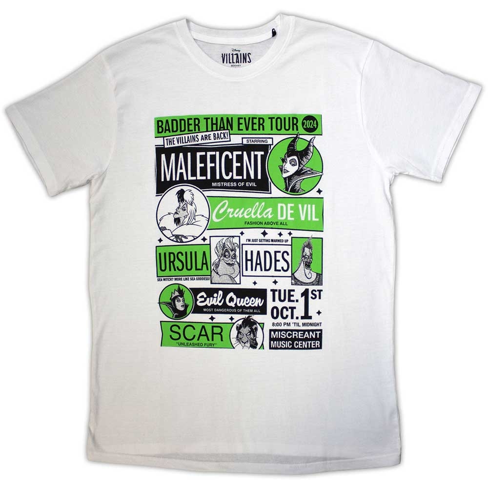 Disney Unisex T-Shirt: Badder Than Ever Tour (Medium)