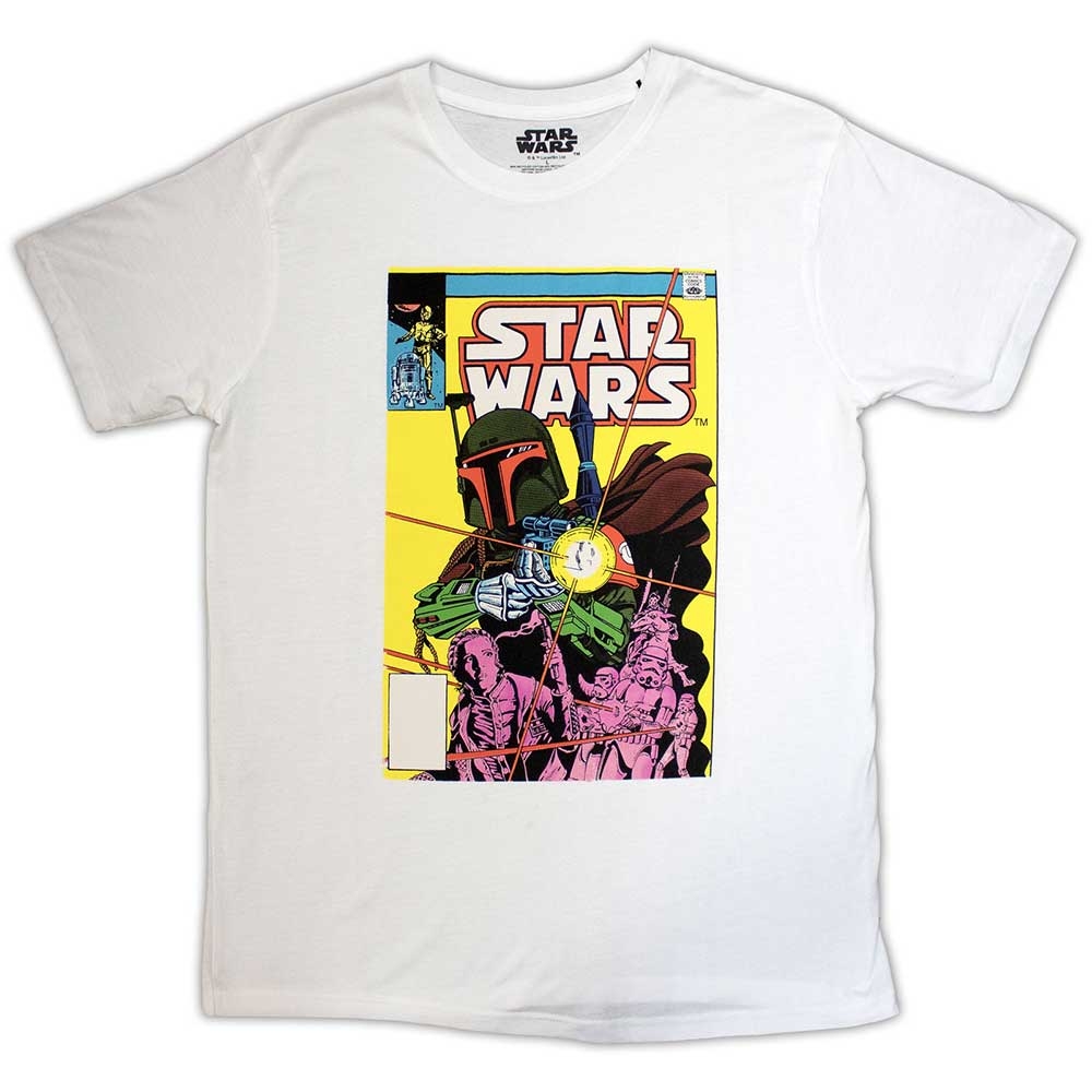 Star Wars Unisex T-Shirt: Boba Fett Comic Cover (XX-Large)