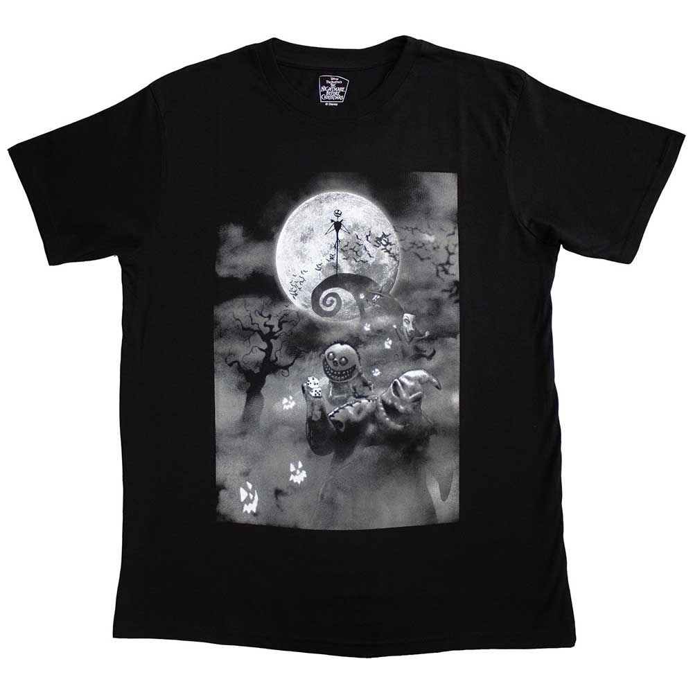 The Nightmare Before Christmas Unisex T-Shirt: Oogie Scene (X-Large)