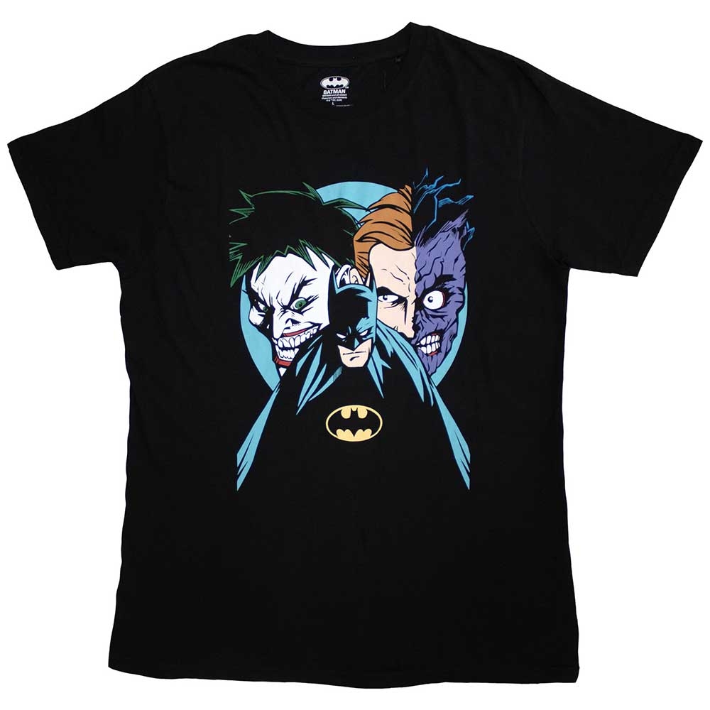 DC Comics Unisex T-Shirt: Batman Creeping Villains (Small)